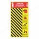 Foam Type Fire Extinguisher Bottle Back Side Zebra Board