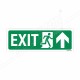 Exit Right Up Arrow Sign
