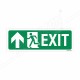Exit Left Up Arrow Sign