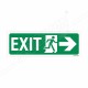 Exit Right Arrow Sign