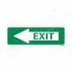 Exit Left Arrow Sign