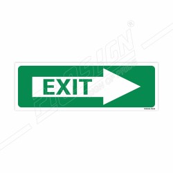 Exit Right Arrow Sign| Protector FireSafety