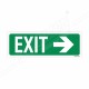 Exit Right Arrow Sign