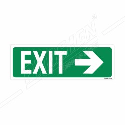 Exit Right Arrow Sign| Protector FireSafety