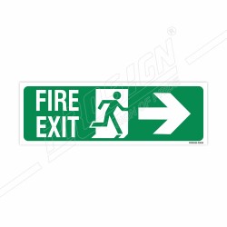 Fire Exit Right Arrow Sign| Protector FireSafety