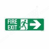 Fire Exit Right Arrow Sign| Protector FireSafety