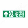 Fire Exit Left Up Arrow Sign| Protector FireSafety