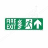 Fire Exit Right Up Arrow Sign| Protector FireSafety