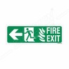 Fire Exit Left Arrow Sign| Protector FireSafety