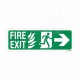 Fire Exit Right Arrow Sign