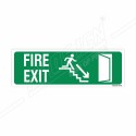 Fire Exit Right Side Down Stair Arrow Sign| Protector FireSafety