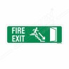 Fire Exit Right Side Down Stair Arrow Sign| Protector FireSafety