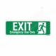 Exit Emergency Use Only Sign