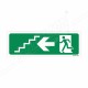 Exit Stair Left Arrow Sign