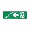 Exit Stair Left Arrow Sign| Protector FireSafety