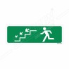 Exit Left  Stair Down Arrow Sign  | Protector FireSafety