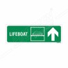 Lifeboat Right Up Arrow Sign| Protector FireSafety