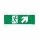Exit Man With Right Up Cross Arrow Sign