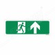 Exit Man With Right Up Arrow Sign