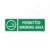 Permitted Smoking Area Sign| Protector FireSafety