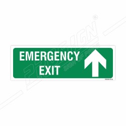 Emergency Exit Right Up Arrow Sign| Protector FireSafety