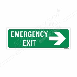 Emergency Exit Left Arrow Sign| Protector FireSafety