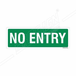 No Entry Sign| Protector FireSafety