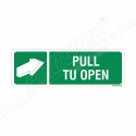 Pull To Open Sign| Protector FireSafety