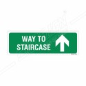 Way to Staircase Up Arrow Sign| Protector FireSafety