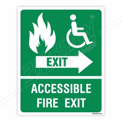 Accessible Fire Exit Sign| Protector FireSafety