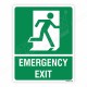 Emergency Exit Sign