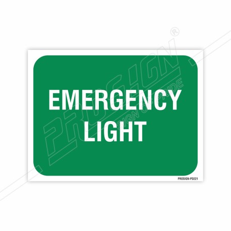 Emergency Light Sign| Protector FireSafety