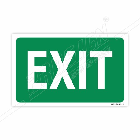 Exit Sign| Protector FireSafety