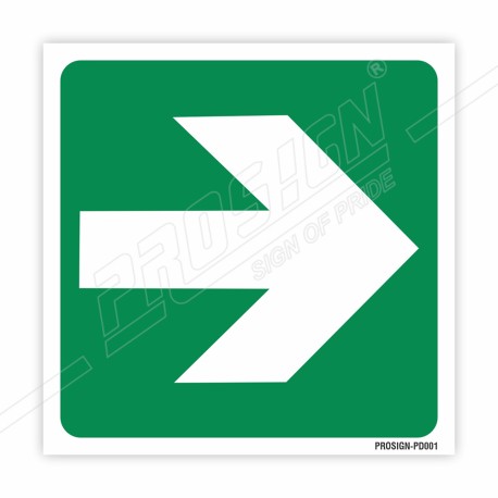 Right Arrow Sign| Protector FireSafety