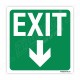 Exit Down Sign