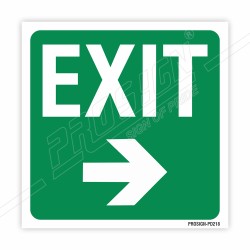 Exit Right Sign| Protector FireSafety