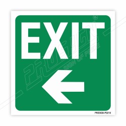 Exit Left Sign| Protector FireSafety