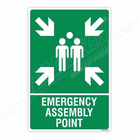 Emergency Assembly Point Sign| Protector FireSafety