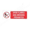 Open Flames And Smoking Prohibited Sign | Protector FireSafety