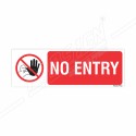 No Entry Prohibition Sign | Protector FireSafety