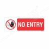 No Entry Prohibition Sign | Protector FireSafety