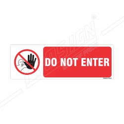 Do Not Enter Prohibition Sign | Protector FireSafety