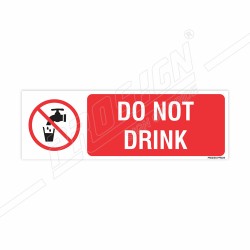 Do Not Drink Prohibition Sign | Protector FireSafety