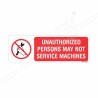 Maintenance Prohibition Sign| Protector FireSafety