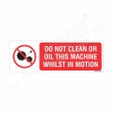 Maintenance Prohibition Sign| Protector FireSafety