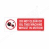 Maintenance Prohibition Sign| Protector FireSafety