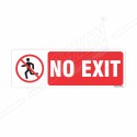 No Exit Prohibition Sign| Protector FireSafety