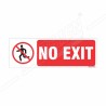 No Exit Prohibition Sign| Protector FireSafety