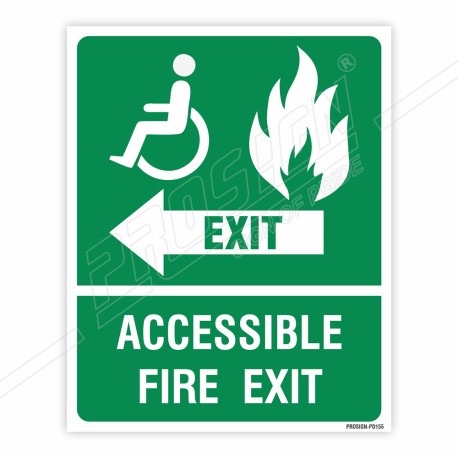 Accessible Fire Exit Sign| Protector FireSafety