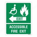 Accessible Fire Exit Sign| Protector FireSafety